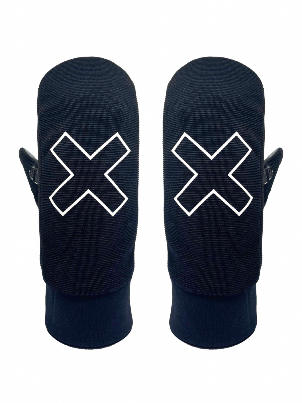 Stealth X Mitts from Sweetmitts are the best snowboard mittens available. These stylish black snowboard mitts feature a white silicone outline X on the top with a smooth neoprene cuff. The Stealth X mitts can be used as mittens for skiing or snowboarding and will ensure you look stylish while you shred the slopes.